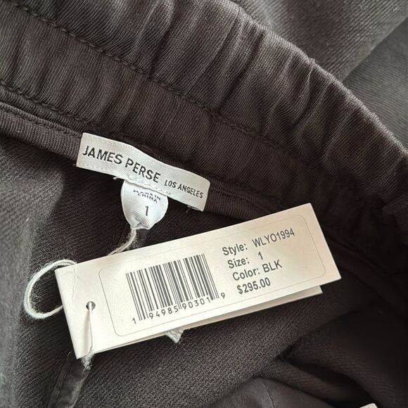 NWT James Perse Cellulose Cotton Stretch tapered pants size 1 S - Picture 7 of 11
